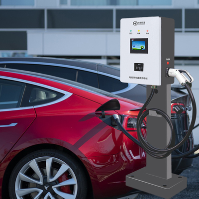 Schnelles 30-kW-DC-EV-Ladegerät mit 7-Zoll-Touchscreen-CCS-Typ-2-Einzelanschluss