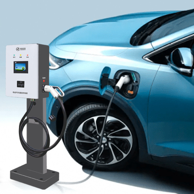 Rapid DC Fast 40kw EV-Ladegerät Wandhalterung RFID 3-Phasen mit Dual-Anschluss OCPP